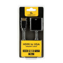 Gembird A-HDMI-VGA-04 juodas