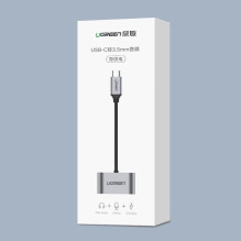 Ugreen 50596 1.5A USB-C to USB-C / 3.5 mm audio jack Ugreen 50596 1.5A USB-C to USB-C / 3.5 mm audio jack