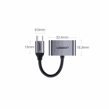 Ugreen 50596 1.5A USB-C to USB-C / 3.5 mm audio jack Ugreen 50596 1.5A USB-C to USB-C / 3.5 mm audio jack