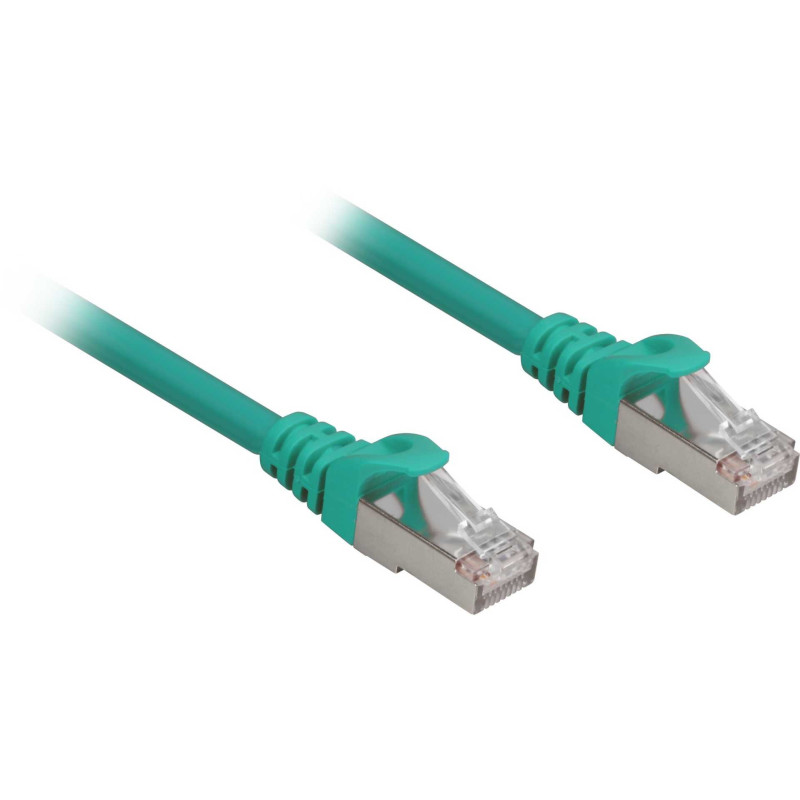 Sharkoon Tinklo kabelis RJ45 CAT6a SFTP LSOH 5 m Žalias