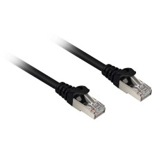 Sharkoon Tinklo kabelis RJ45 CAT6a SFTP LSOH 0,25 m juodas
