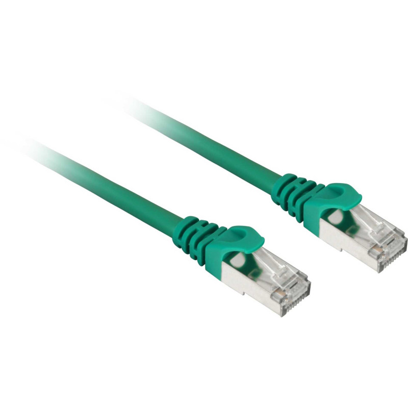 Sharkoon Patch RJ-45 SFTP Cat7a žalias kabelis 7,5 m žalias