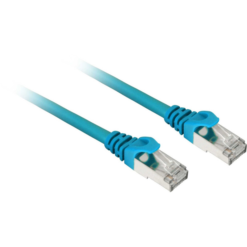 Sharkoon Pataisymas RJ-45 SFTP Cat7a neapdorotas kabelis 3 m Blue