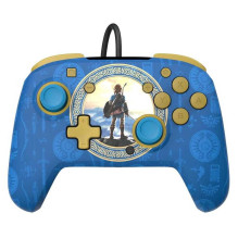 PDP Faceoff Deluxe+ Audio Wired Zelda Hyrule Blue