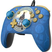 PDP Faceoff Deluxe+ Audio Wired Zelda Hyrule Blue