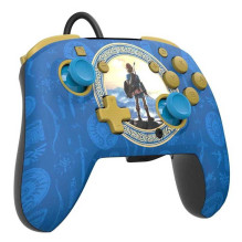 PDP Faceoff Deluxe+ Audio Wired Zelda Hyrule Blue