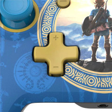 PDP Faceoff Deluxe+ Audio Wired Zelda Hyrule Blue
