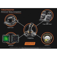 Thrustmaster T.16000M Flight Control System Joystick For PC Black Thrustmaster T.16000M Flight Control System Joystick For PC Black