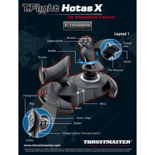 Thrustmaster Joystick T-Flight HotasX For PC / PS3 Black Thrustmaster Joystick T-Flight HotasX For PC / PS3 Black