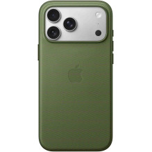 „Apple TechWoven“ dėklas su „MagSafe“ dėklu „iPhone 17 Pro Max“, žalias