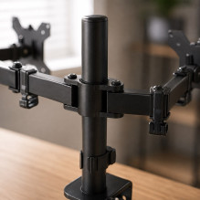 Esperanza ERW018 Desk mount for two monitors 10-27'' up to 8kg Esperanza ERW018 Desk mount for two monitors 10-27'' up to 8kg