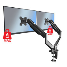Esperanza ERW020 Gas desk mount for two monitors 17-27'' up to 6kg