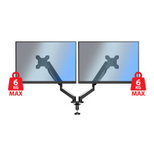 Esperanza ERW020 Gas desk mount for two monitors 17-27'' up to 6kg