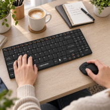 Esperanza EK122K keyboard RF Wireless QWERTY Black Esperanza EK122K keyboard RF Wireless QWERTY Black
