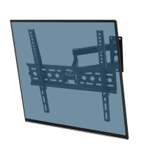 Esperanza ERW016 TV mount / stand 177.8 cm (70") Black Esperanza ERW016 TV mount / stand 177.8 cm (70") Black