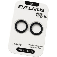 Evelatus Apple iPhone Duo Full korpusas Kameros objektyvo apsauga Premium Clear