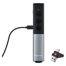 Verbatim AGENDA Wireless Presenter 3 Tasten silber