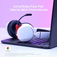 HyperX Cloud Mini belaidės ausinės, baltos HyperX Cloud Mini belaidės ausinės, baltos