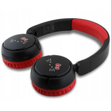 HELLO KITTY Juodas veido logotipas / Red