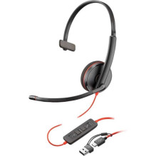 HP Poly BW 3210 Mono USB-C HS +USB-C / A HP Poly BW 3210 Mono USB-C HS +USB-C / A