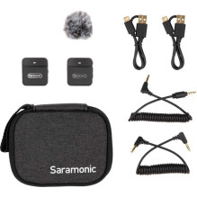 „Saramonic Blink 100 B1“ (TX+RX) 1–1, 2,4 GHz belaidė sistema „Saramonic Blink 100 B1“ (TX+RX) 1–1, 2,4 GHz belaidė sistema