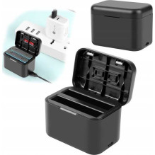 Puluz Charger + Memory Card Case for Insta360 X4 PU999B