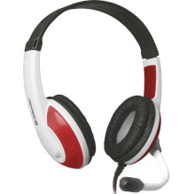 Defender žaidimų ausinės „Warhead“ G-120 Red