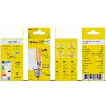 Visional LED kaitrinė lempa E27, A60, 6W, 840lm, 3000K, 360°