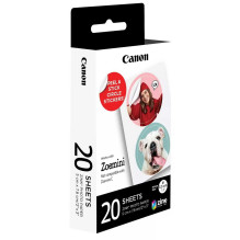 Canon Zink Apskritimas 20 lapų ( ZP-2030-2C-20 ) Canon Zink Apskritimas 20 lapų ( ZP-2030-2C-20 )