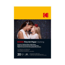 Kodak smulkusis Art popieriaus ėsdinimas A4 210 x 297 mm x 20 lapų Kodak smulkusis Art popieriaus ėsdinimas A4 210 x 297 mm x 20 lapų