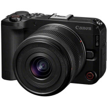 Canon EOS-R50 V + RF-S 14-30mm F4-6.3 IS STM PZ juoda Canon EOS-R50 V + RF-S 14-30mm F4-6.3 IS STM PZ juoda