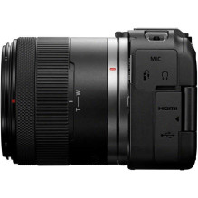 Canon EOS-R50 V + RF-S 14-30mm F4-6.3 IS STM PZ juoda Canon EOS-R50 V + RF-S 14-30mm F4-6.3 IS STM PZ juoda