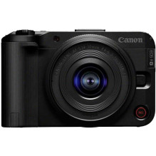 Canon EOS-R50 V + RF-S 14-30mm F4-6.3 IS STM PZ juoda Canon EOS-R50 V + RF-S 14-30mm F4-6.3 IS STM PZ juoda