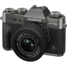 „Fujifilm X-T30 III“ + 13–33 mm anglies sidabro spalvos „Fujifilm X-T30 III“ + 13–33 mm anglies sidabro spalvos