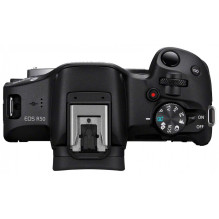 „Canon EOS-R50“ + RF-S 18–150 mm F3,5–6,3 IS STM, juodas „Canon EOS-R50“ + RF-S 18–150 mm F3,5–6,3 IS STM, juodas
