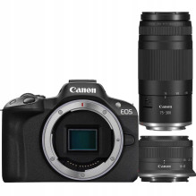 Canon EOS-R50 + RF-S 18-45mm + RF 75-300mm Black Canon EOS-R50 + RF-S 18-45mm + RF 75-300mm Black