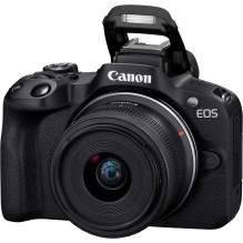 Canon EOS-R50 + RF-S 18-45mm + RF 75-300mm Juoda Canon EOS-R50 + RF-S 18-45mm + RF 75-300mm Juoda