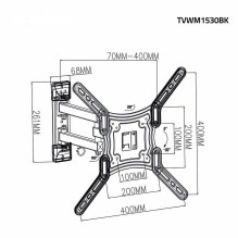 Nedis TVWM1530BK Nedis TVWM1530BK