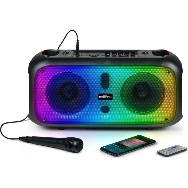 Bigben Speaker BigBen Big Ben Bluetooth Speaker Microphone Party Cube