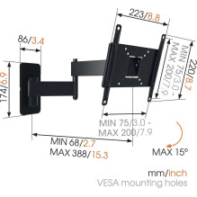VOGEL MA2040-A1 Black