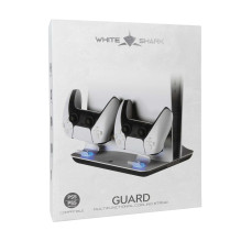„White Shark PS5-05102V2 Guard-2 PS5“ aušinimo kilimėlio įkrovimo stotelė „White Shark PS5-05102V2 Guard-2 PS5“ aušinimo kilimėlio įkrovimo stotelė