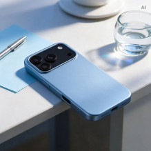 Case for iPhone 18 Pro / 17 Pro Silicone light blue