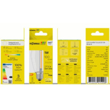 Visional LED Dimmable Filament Lamp E27, S14, 1W, 100lm, 2700K, 360 Visional LED Dimmable Filament Lamp E27, S14, 1W, 100lm, 2700K, 360