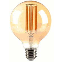 Visional LED Kaitinamosios lempos E27, G95, 10W, 1200lm, gintaro spalvos _76_MIAI° 3000K
