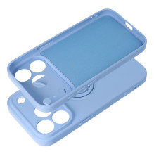 Case for iPhone 18 Pro / 17 Pro Silicone Ring light blue