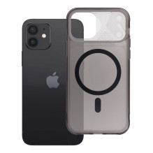 „iPhone 12 / 12 Pro“ Aurora dėklas, suderinamas su „MagSafe“, juodas
