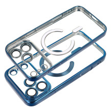 Case for iPhone 18 Pro Max / 17 Pro Max Electro Mag Cover compatible with MagSafe navy blue