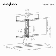 Nedis televizorius SM5120GY Nedis televizorius SM5120GY