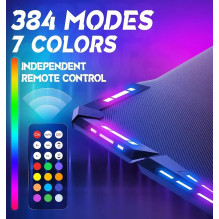 DOWINX RGB Gamer Computer Desk 48inch (122x60X75cm) + Remote control DOWINX RGB Gamer Computer Desk 48inch (122x60X75cm) + Remote control