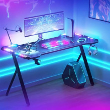 DOWINX RGB Gamer Computer Desk 63inch (160x54x75cm) + Remote control DOWINX RGB Gamer Computer Desk 63inch (160x54x75cm) + Remote control